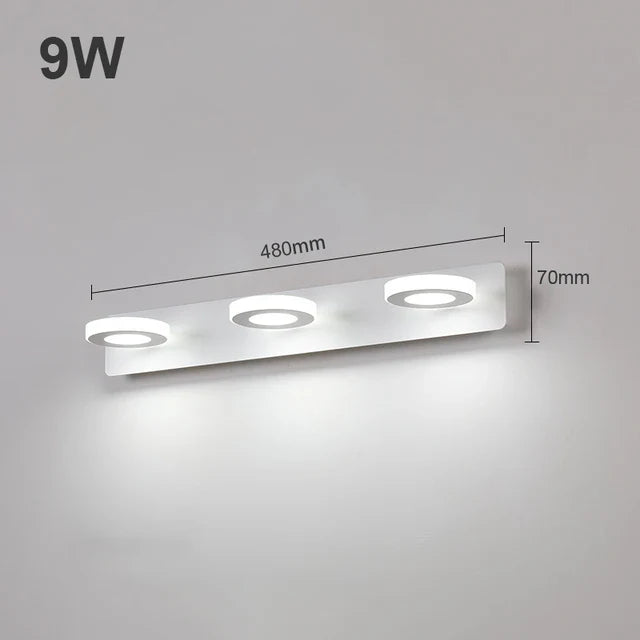Modern Bathroom LED Mirror Wall Light