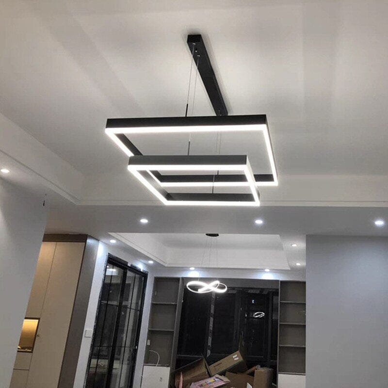 Modern LED Square Chandelier Lights