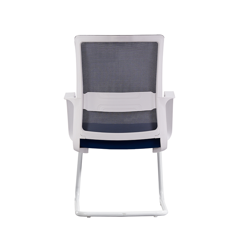 Modern Minimalist Blue Commercial Mesh Office Chair - Breathable Lumbar Support Desk Chair For Home Office