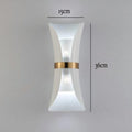 Modern Simple Iron Curve Wall Lamp