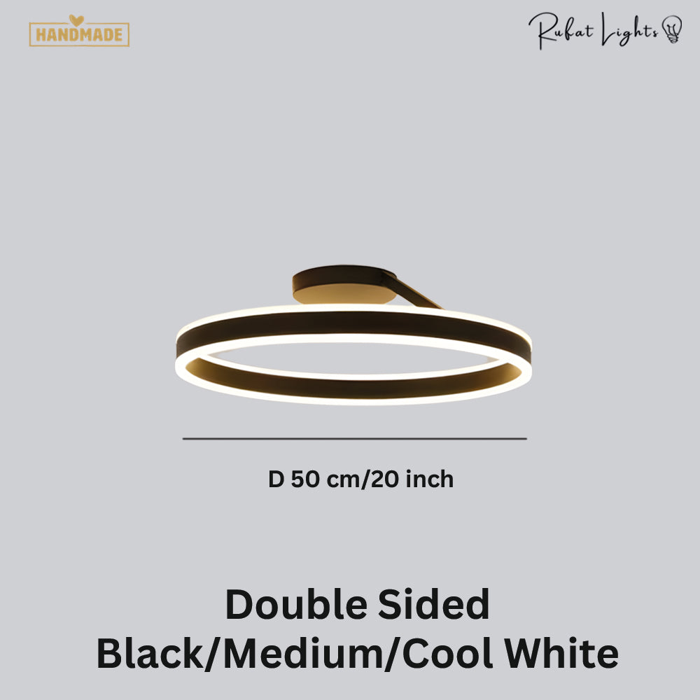 Nordic LED Designer Single Circle Chandelier