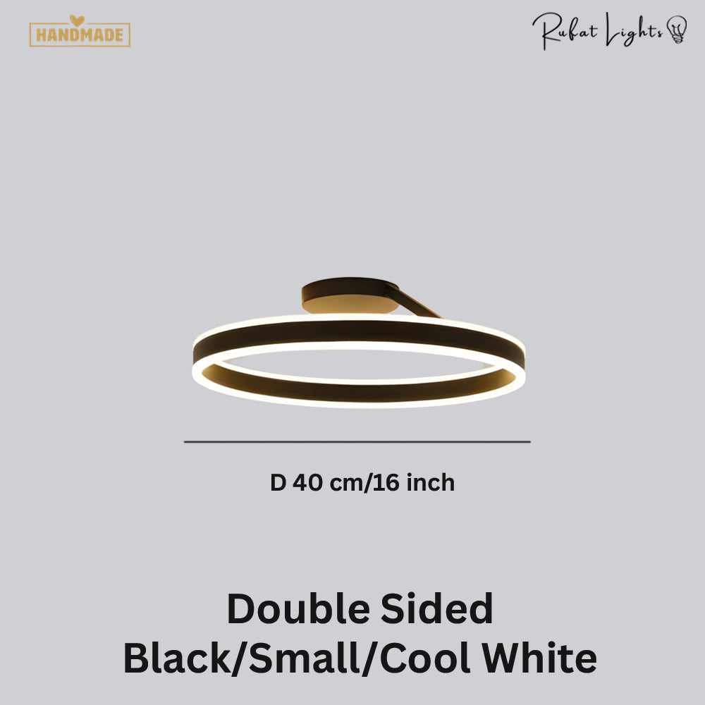 Nordic LED Designer Single Circle Chandelier