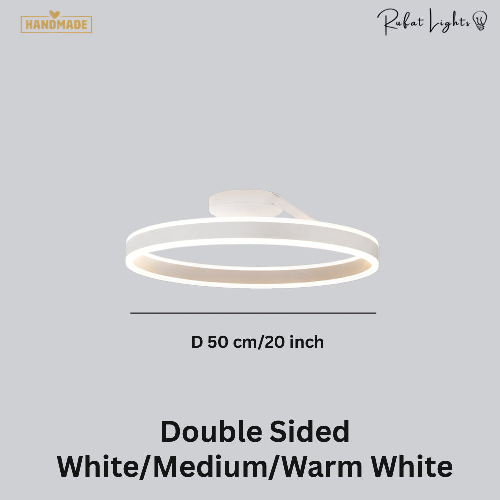 Nordic LED Designer Single Circle Chandelier